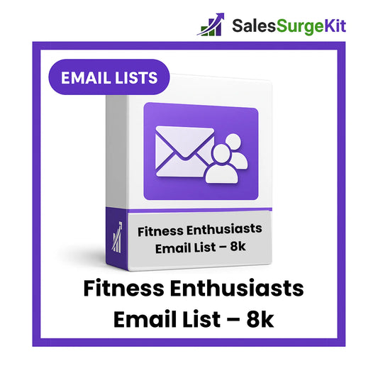 Fitness Enthusiasts Email List – 8k